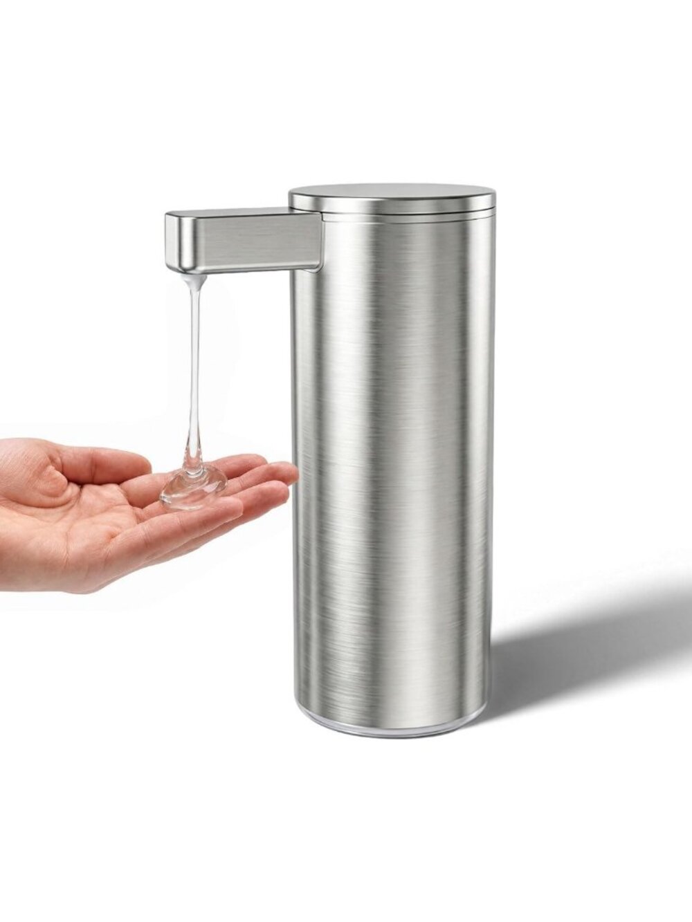 Touchless Automatic Soap Dispenser - 9oz Rechargeable, Stainless Steel, 3 Modes